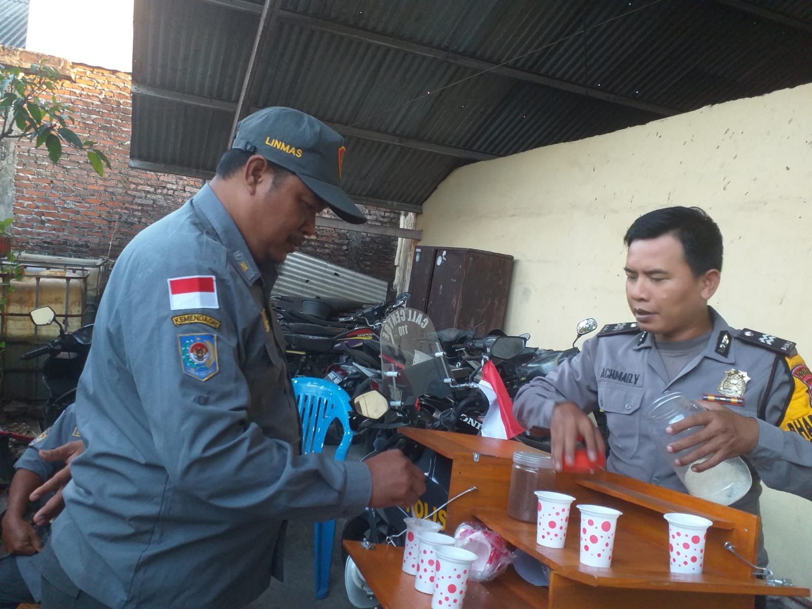 Polisi Sidoarjo Ajak Warga foto: redaksi/Berdi