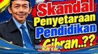 Aceng Syamsul Hadie (ASH): Skandal Penyetaraan Pendidikan Gibran, Dari Sertifikat Kehadiran Enam Bulan Menjadi Ijazah Setara Tiga Tahun?