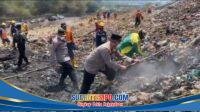 Polresta Malang Kota Kerahkan Mobil Water Cannon Bantu Tangani Kebakaran TPA Supit Urang