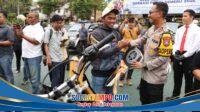 Senyum Sumringah Korban Curanmor,Polres Malang Kembalikan Motor Hasil Operasi Sikat Semeru